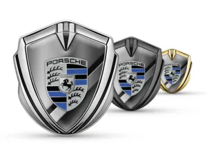 Porsche 3d Emblema Badge Stile Sportivo Alta Qualità 3D